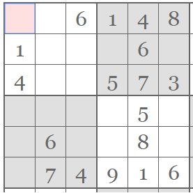 Hrajte sudoku